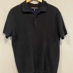 *GENTLY WORN* rag & bone Men's Size M Knit Polo Shirt